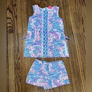 Lilly Pulitzer Mini Donna Set. Size small (4/5) worn twice.